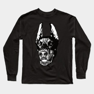 Doberman Pinscher - Dobermann Christmas Gifts Long Sleeve T-Shirt